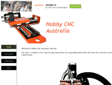 Tablet Screenshot of hobbycncaustralia.com